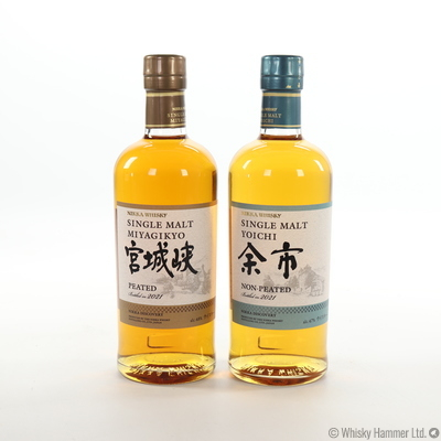 Nikka Miyagik Peated Ichi Non Peated Discovery Series